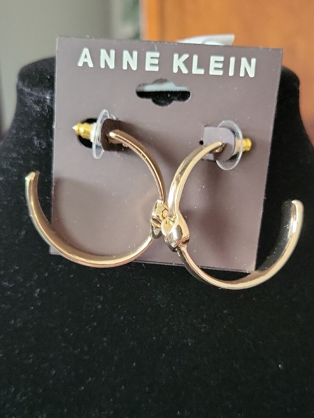 Anne Klein Gold-tone Hoop Earrings